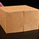 Convenient Folding Kraft Paper Cake Box Food Grade Material For Cupcakes And Desserts