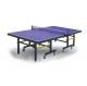 Purple MDF Top Table Tennis Folding Table , Standard Single Competition Ping Pong Table