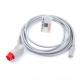 Reusable Nontoxic Compatible Mindray IBP Cable , Practical Pressure Transducer Cable