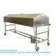 High Quality Stainless Steel Material Mortuary Trolley With Cover For Funeral Service Equipment