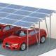 Cusomized Simply Constructed Solar carport 10KW Solar Car Shed System for home