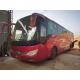 Used Tour Bus Yutong Brand ZK6116 48 Seats Double Doors Passenger Bus Airbag Chassis Nude Packing Left Steering