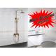 ROVATE High Flow Antique Shower Systems Wall Mounted With Polished Surface