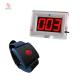 Hospital wireless nurse call system patient wrist button display room bed number receiver