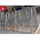 Stage Aluminum Crowd Control Barrier Heavy Duty Interlocking Coated