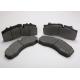 Truck Brake Pad , Automobile Bus Brake Pads With Black Color