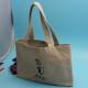 Plain Custom Jute Shopping Tote Bag Printed Logo Lightweight For Women