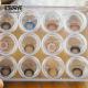 KSSEYE Clear plastic Contact Lens Storage Box holder 12 Cells