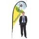 Digital Printing Feather Teardrop Beach Flag With CE Certified