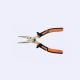Gripping 207mm Long Chain Nose Pliers Nickle Plated Cable Lug Crimping Tool