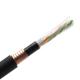 Cat6 FTP SFTP 23awg Waterproof Lan Cable , Outdoor Black Armored Cable 1000ft / 305m