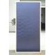 Flat plate glazed solar collector