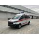 85kw Engine Power Emergency Ambulance Car With Rear Drum Brake System