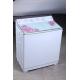 Lightweight  Stackable Large Capacity White 2 Tub Washing Machine With Shapes Knobs 830*535*970