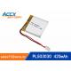 503030 3.7V 420mAh Small battery Lipo battery lithium polymer battery for digital devices,bluetooth speaker