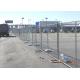 Customized PVC Coated 4' 6' 8' Chain Link Fence Privacy Panels 60mmx60mm