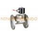PS-25JF 1'' Flange Piston Pilot Operated Steam Stainless Steel Solenoid Valve 24VDC 220VAC