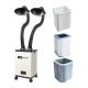 White Hair Salon Fume Extractors 110V 220V With Two Flexible Arms