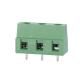 7.62mm Pitch 300V 15A Wiring Terminal Block Connector Green For Easy Stable Connection