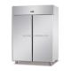 Luxury 2 Doors Deep Stainless Steel Kitchen Freezer Commercial Vertical Refrigerator Refrigeration Equipment