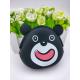 Black Bear Soft Silicone Toys Animal Coin Purse Blingbling Multiusage