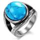 Tagor Jewelry Super Fashion 316L Stainless Steel Ring TYGR085