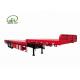 60T Payload 45ft 53ft double Flat deck Low Flatbed Semi Truck Trailer