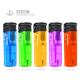Competitive Model NO. DY-007 Torch Refillable Electric Lighter with Transparent Color