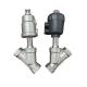 Stainless Steel 304/316 Pneumatic Piston Angle Seat Valve for Industrial Applications