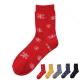 Supersoft breathable wool socks in christmas snowflakes design for women