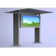 Floor Stand Network Wifi Outdoor Digital Advertising Display 2000cd/m2 Brightness