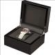 Rigid Luxury Wrist Watch Packaging Box Black Color High End Style