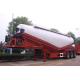 2 Axle 35cbm Cement Tanks Trucks And Trailers For Dry Powder Flour Transportation
