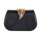 Leaves Closure Gold DIY Clamshell Clutch Frame 17*12cm