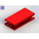 Red Color Painted 20 * 40 T Slot Channel Aluminum Small Size Assembly Parts