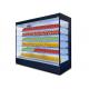 Supermarket Air Curtain Multi Deck Open Front Standing Display Cooler