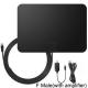 Black ABS USB HDTV ANTENNA WITH AMPLIFIER SIGNAL BOOSTER INDOOR