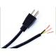 Best Japanese PSE 3 pin 10A power cord without end 0.5m-10m OEM cable