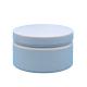 Plastic Cap Material 8oz Custom Plastic Jar Round Shape Wide Mouth Container with Lids