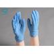 Blue  Disposable Clean Room Nitrile Gloves Class 100