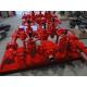 Red Choke Manifold Oil And Gas 2 1/16 X 10000psi For High Pressure Well Testing