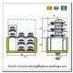 Pit Design 2 Level Mechanical Parking Equipment Automated Vertical Car Parking System
