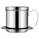 Stainless Steel Coffee Drip Brewer  Reusable Phin Infuser Strainer Pot