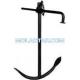 Different Size Stainless Steel Ship Admirality Anchor Stock Anchor  Easy Handling Steel Anchor For Marine
