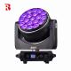 LED Bee eye 19PCS 40W RGBW 4in1 LED Moving Head Stage Light For Wedding