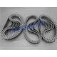 Cigarette Machinery black rubber Timing Belt Teeth Belt