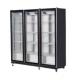 R134a Glass Door Upright Freezer, Air Cooling Glass Door Upright Freezer