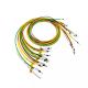 PA66 Industrial Ethernet Cable Wire Harness Cable Assembly 25*57mm 25*75mm