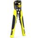 Portable Yellow Wire Stripper Tool For 24-10 AWG Adjustable Gauge