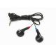 3 . 5MM Wired In Ear Earphones Noise Isolation Black Color Customized Logo